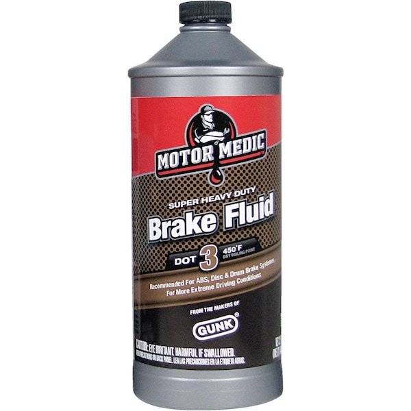 Motor Medic MotorMedic 32 Oz. Super Heavy-Duty DOT 3 Brake Fluid M4332 - main